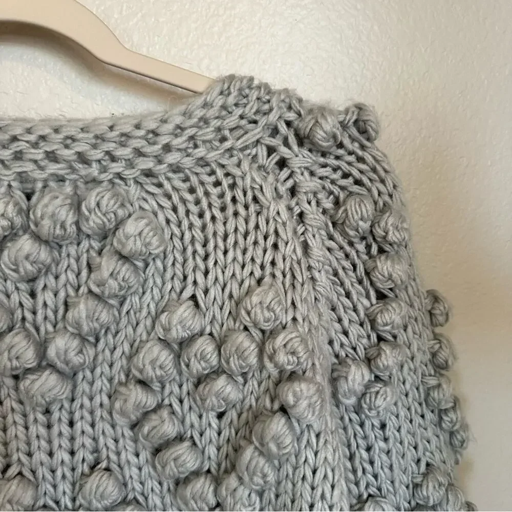 Hayden | Size M/L Los Angeles Heart Knit Cardigan Stone Grey Comfy Soft Fall